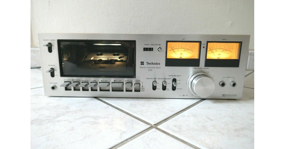 Shops Technics 615 cassette deck